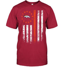 Load image into Gallery viewer, Denver Broncos american flag star shirt