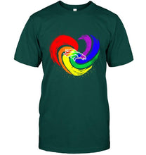 Load image into Gallery viewer, Denver Broncos lgbt tornado heart shirt