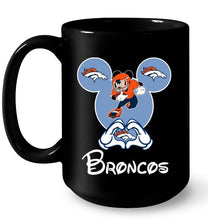 Load image into Gallery viewer, Denver Broncos Mickey shirt