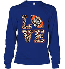 Load image into Gallery viewer, Love Denver Broncos panther pattern shirt