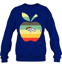 Load image into Gallery viewer, Denver Broncos teacher apple retro shirt