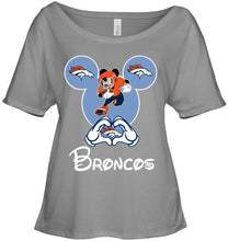 Load image into Gallery viewer, Denver Broncos Mickey shirt