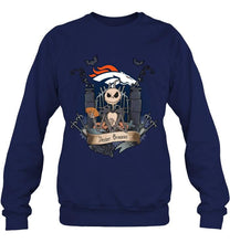 Load image into Gallery viewer, Denver Broncos Jack Skellington shirt