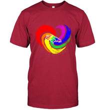 Load image into Gallery viewer, Denver Broncos lgbt tornado heart shirt