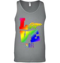 Load image into Gallery viewer, Love Denver Broncos lgbt NFL shirt