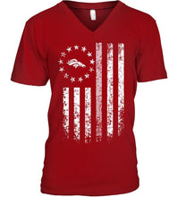 Load image into Gallery viewer, Denver Broncos american flag stars shirt