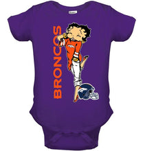 Load image into Gallery viewer, Denver Broncos betty boop fan shirt