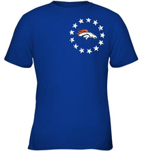 Load image into Gallery viewer, Denver Broncos american star flag shirt