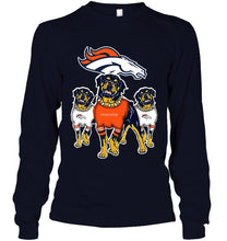Load image into Gallery viewer, Denver Broncos Rottweilers fan hoodie