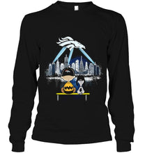 Load image into Gallery viewer, snoopy watch Denver Broncos city shirt