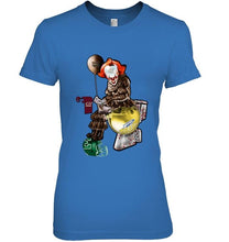 Load image into Gallery viewer, IT Western Michigan Broncos in toilet halloween hoodie