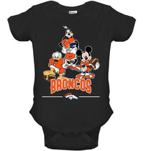 Load image into Gallery viewer, Denver Broncos mickey donald goofy fan shirt