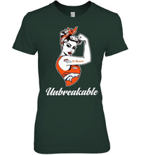 Load image into Gallery viewer, Go Denver Broncos unbreakable girl shirt