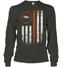 Load image into Gallery viewer, Denver Broncos american flag star shirt