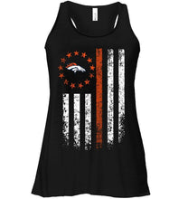 Load image into Gallery viewer, Denver Broncos american flag star shirt