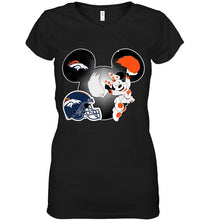Load image into Gallery viewer, Denver Broncos Minnie cheerleader shirt