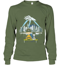 Load image into Gallery viewer, snoopy watch Denver Broncos city shirt