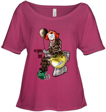 Load image into Gallery viewer, IT Western Michigan Broncos in toilet halloween hoodie