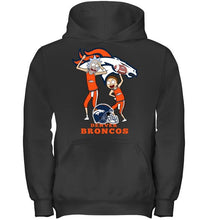 Load image into Gallery viewer, Denver Broncos Rick and morty fan shirt