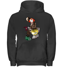 Load image into Gallery viewer, IT Western Michigan Broncos in toilet halloween hoodie