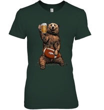 Load image into Gallery viewer, Denver Broncos Beer drinking bear shirt