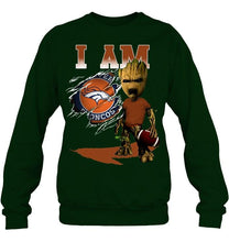 Load image into Gallery viewer, I am Denver Broncos groot shirt