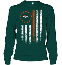 Load image into Gallery viewer, Denver Broncos american flag star shirt