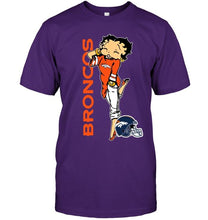 Load image into Gallery viewer, Denver Broncos betty boop fan shirt