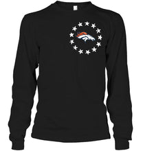 Load image into Gallery viewer, Denver Broncos american star flag shirt