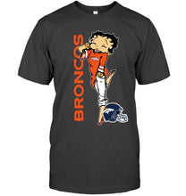 Load image into Gallery viewer, Denver Broncos betty boop fan shirt