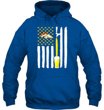 Load image into Gallery viewer, Denver Broncos Beer american flag shirt