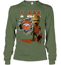 Load image into Gallery viewer, I am Denver Broncos groot shirt