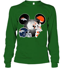 Load image into Gallery viewer, Denver Broncos Minnie cheerleader shirt