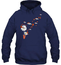 Load image into Gallery viewer, Denver Broncos daisy butterfly fan shirt