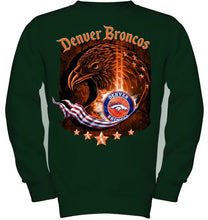 Load image into Gallery viewer, denver broncos eagle american flag shirt