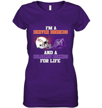 Load image into Gallery viewer, i'm a Denver Bronco and a Colorado Rockie for life shirt