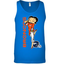 Load image into Gallery viewer, Denver Broncos betty boop fan shirt