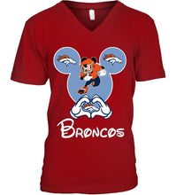Load image into Gallery viewer, Denver Broncos Mickey shirt