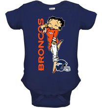 Load image into Gallery viewer, Denver Broncos betty boop fan shirt