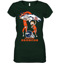Load image into Gallery viewer, Denver Broncos Rick and morty fan shirt