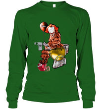 Load image into Gallery viewer, IT Denver Broncos in toilet halloween hoodie