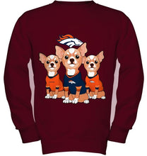 Load image into Gallery viewer, Denver Broncos Chihuahuas fan shirt