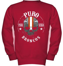 Load image into Gallery viewer, Puro Denver Broncos por vida fan shirt