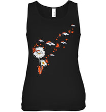 Load image into Gallery viewer, Denver Broncos daisy butterfly fan shirt