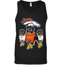 Load image into Gallery viewer, Denver Broncos Rottweilers fan hoodie