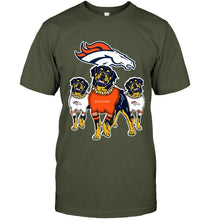 Load image into Gallery viewer, Denver Broncos Rottweilers fan hoodie