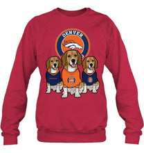 Load image into Gallery viewer, Denver Broncos Beagles fan shirt