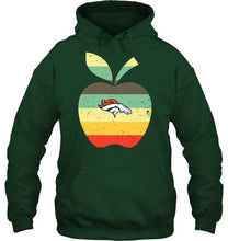 Load image into Gallery viewer, Denver Broncos teacher apple retro shirt