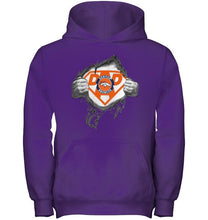 Load image into Gallery viewer, Denver Broncos dad superman shirt