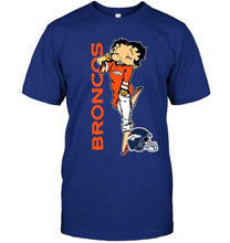 Load image into Gallery viewer, Denver Broncos betty boop fan shirt